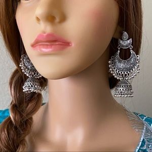 New Indian Pakistani Style Jhumka Earings For Sale